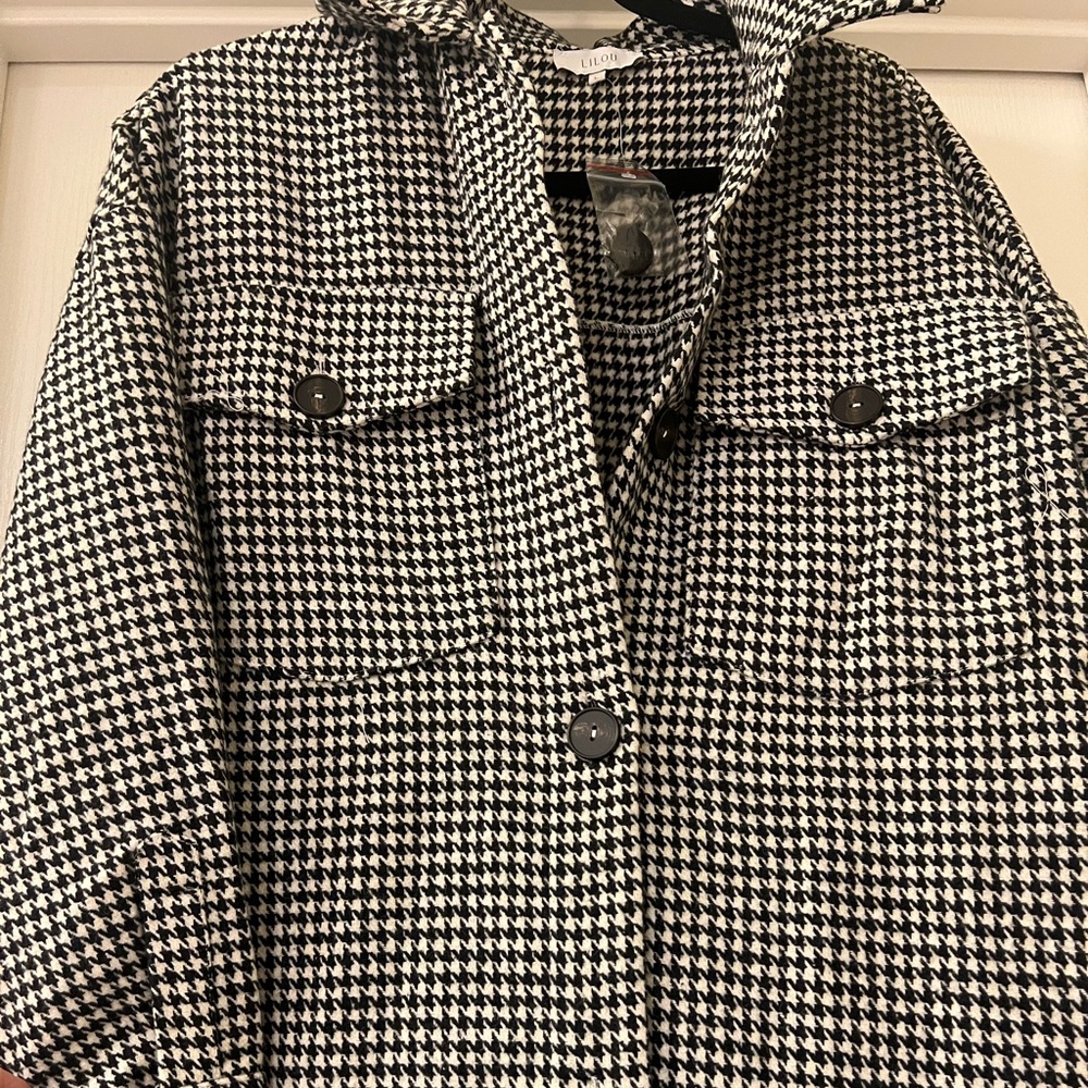 Houndstooth jacket